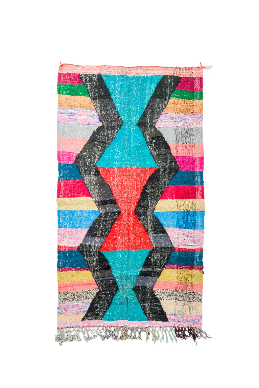 Marokkói Boucherouite szőnyeg 135 x 230 cm