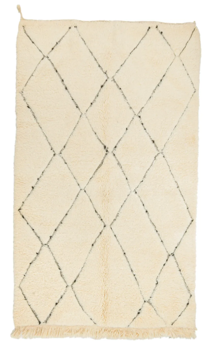 Marokkói Beni Ourain Kelim szőnyeg 155 x 255 cm