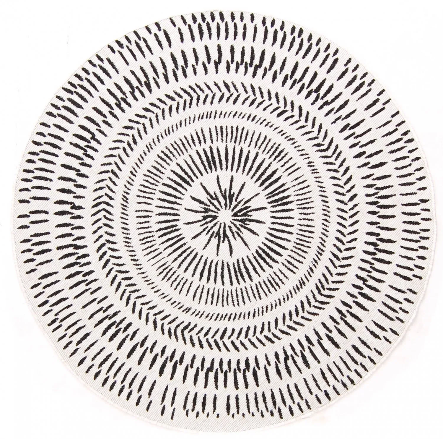 Kerek szőnyeg - Brussels Night (szürke)