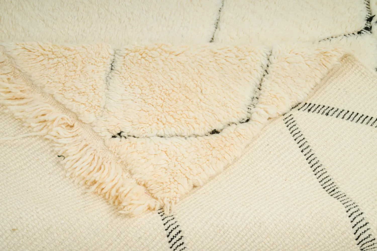 Marokkói Beni Ourain Kelim szőnyeg 155 x 255 cm