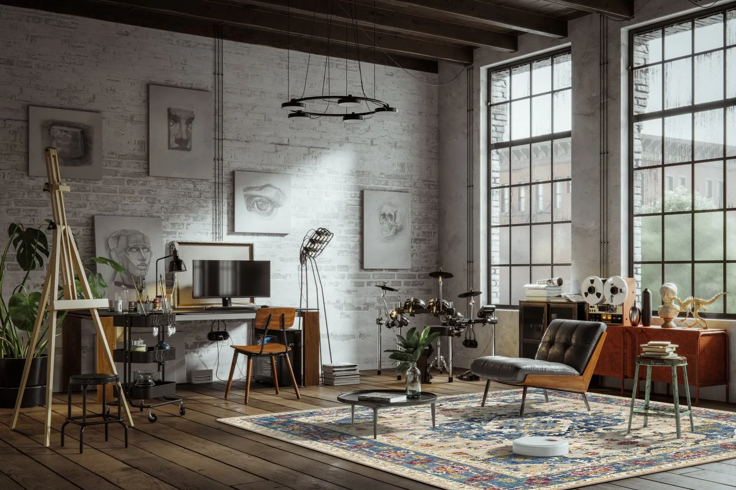 Wilton szőnyeg - Siliana (kék)