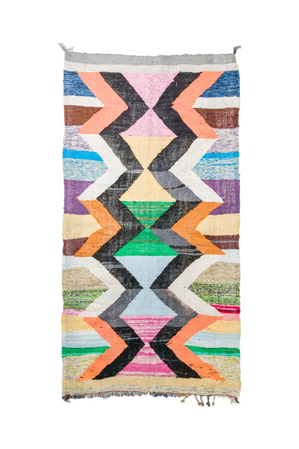 Marokkói Boucherouite szőnyeg 155 x 295 cm