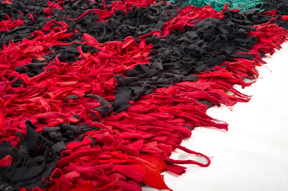 Marokkói Boucherouite szőnyeg 285 x 160 cm