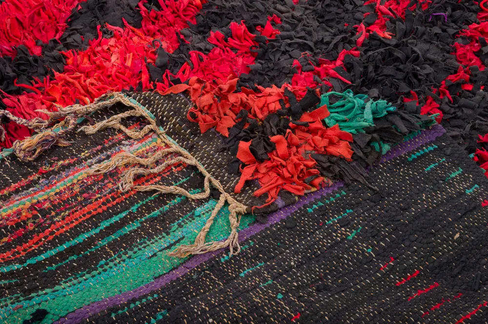 Marokkói Boucherouite szőnyeg 285 x 160 cm