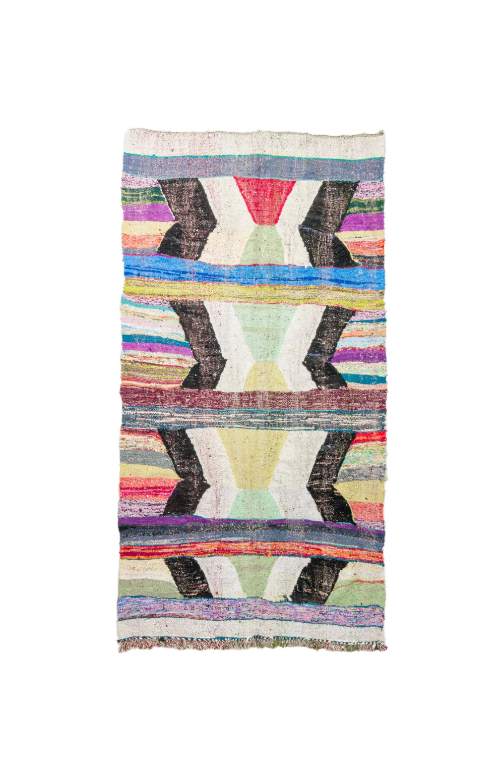 Marokkói Boucherouite szőnyeg 130 x 245 cm