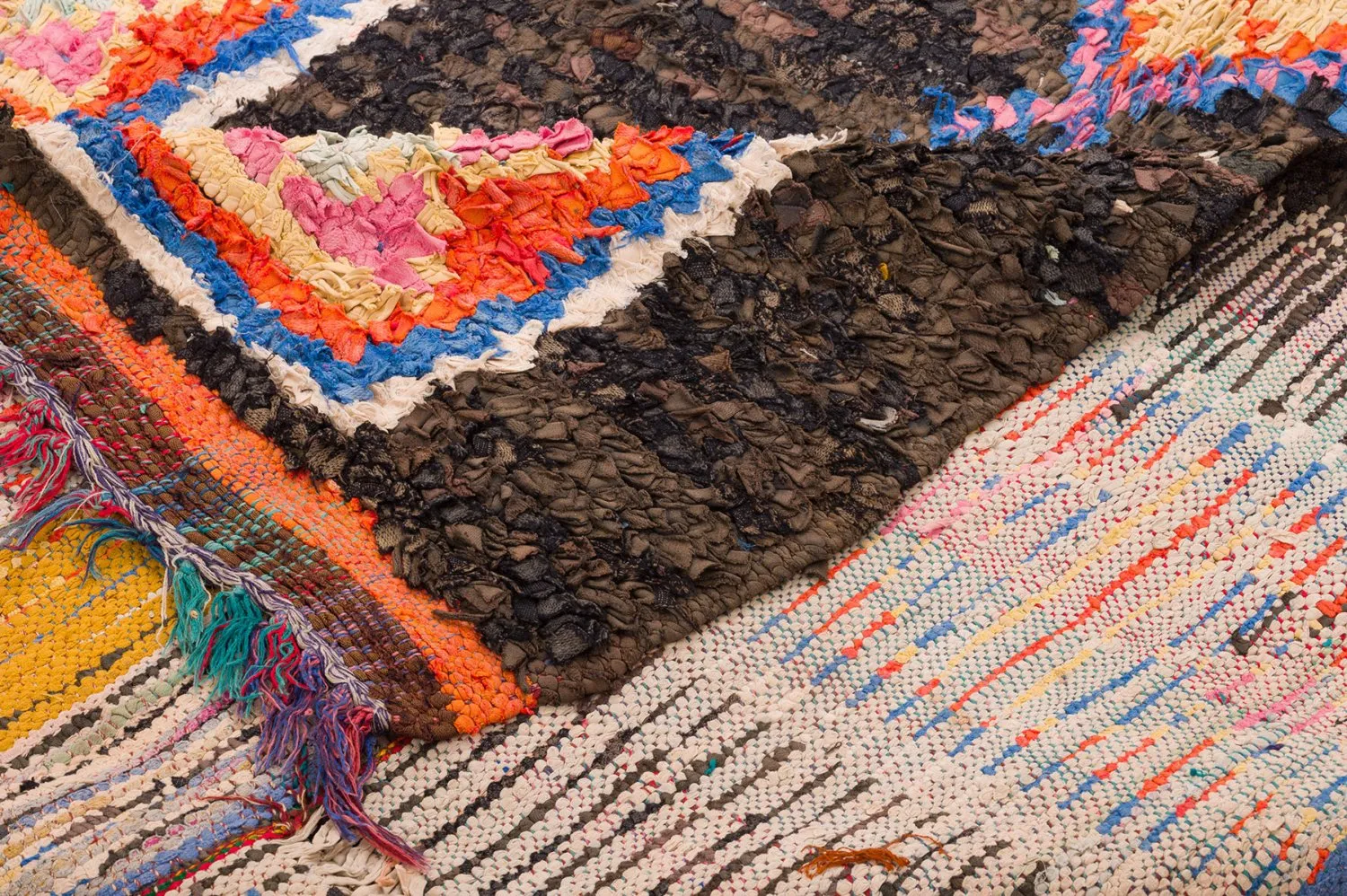 Marokkói Boucherouite szőnyeg 160 x 310 cm