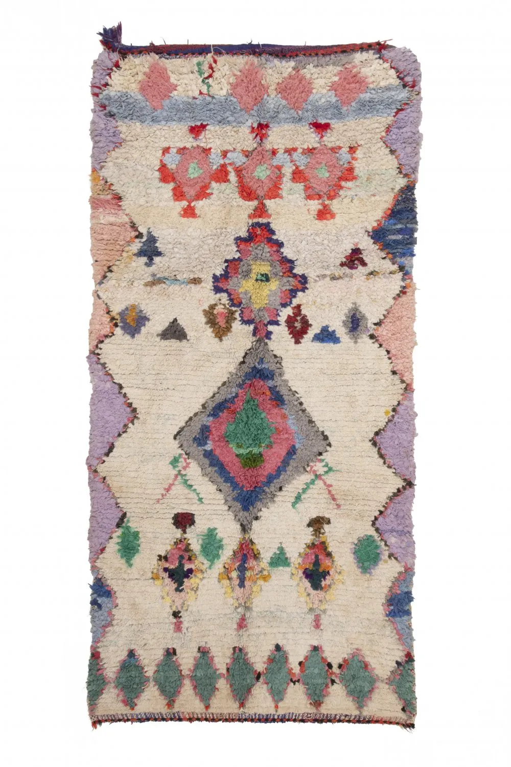 Marokkói Boucherouite szőnyeg 240 x 110 cm