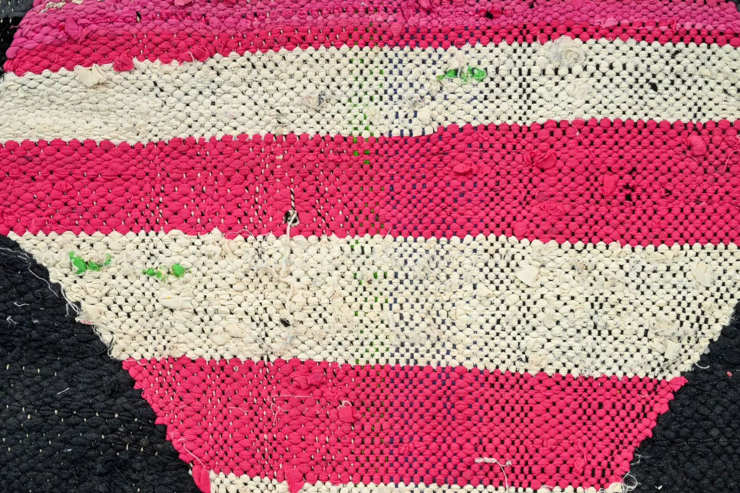 Marokkói Boucherouite szőnyeg 130 x 265 cm