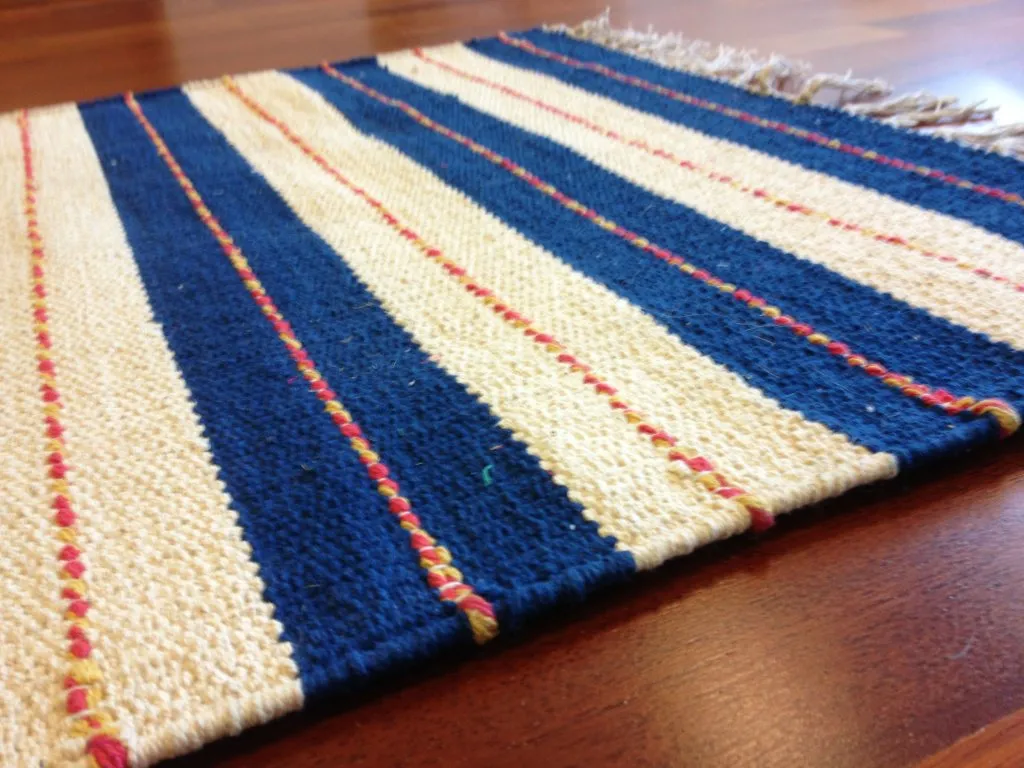 Trasmatta - Alva (blå)