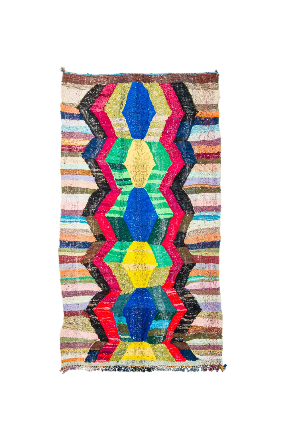 Marokkói Boucherouite szőnyeg 150 x 275 cm