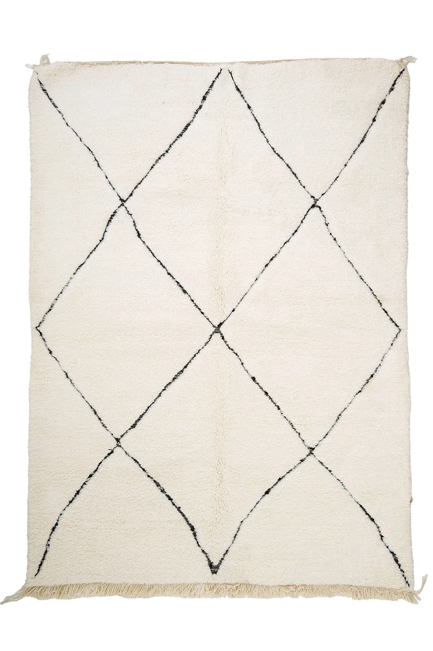 Marokkói Beni Ourain Kelim szőnyeg 205 x 290 cm