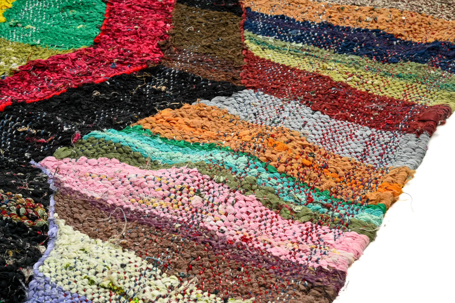 Marokkói Boucherouite szőnyeg 150 x 275 cm