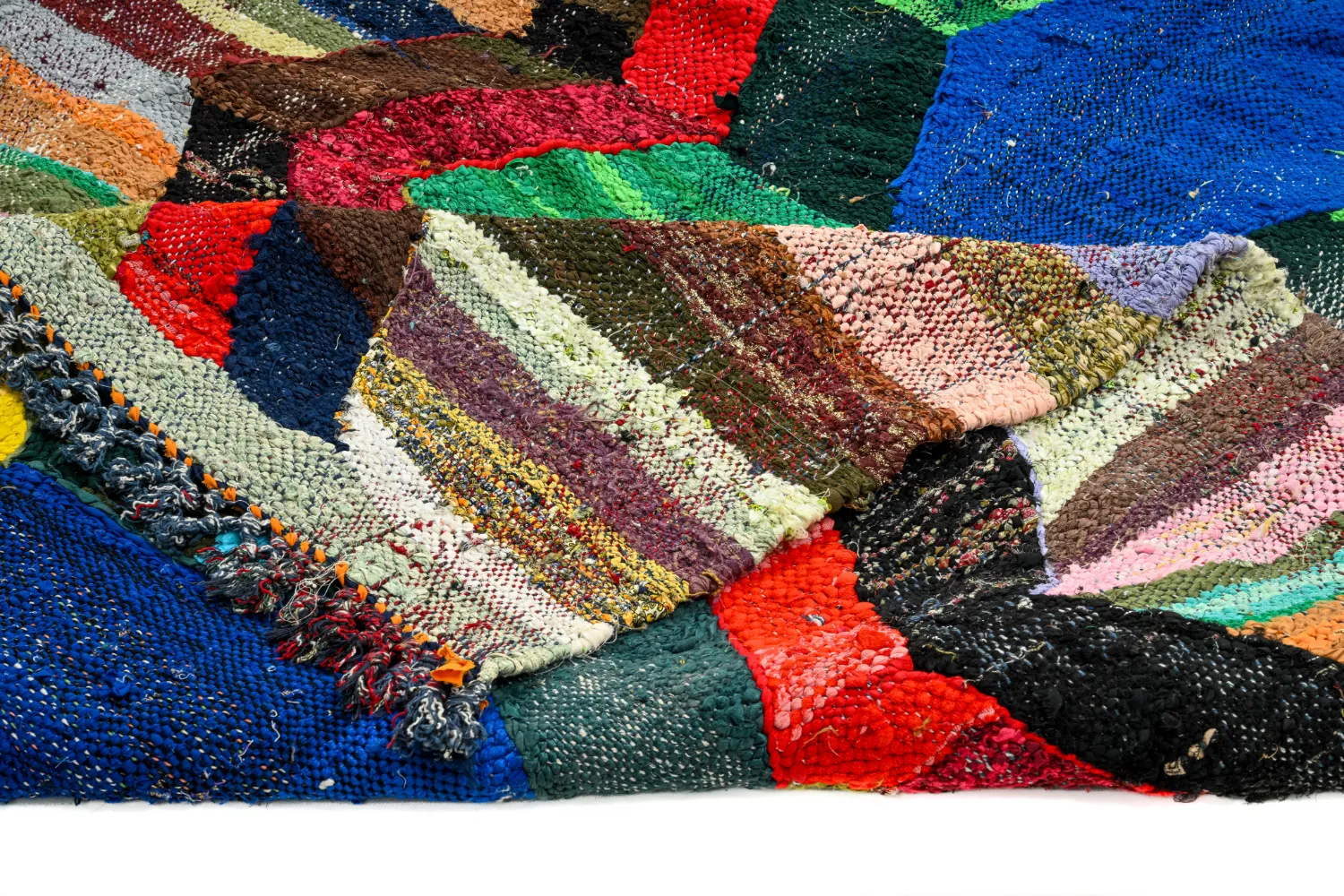 Marokkói Boucherouite szőnyeg 150 x 275 cm