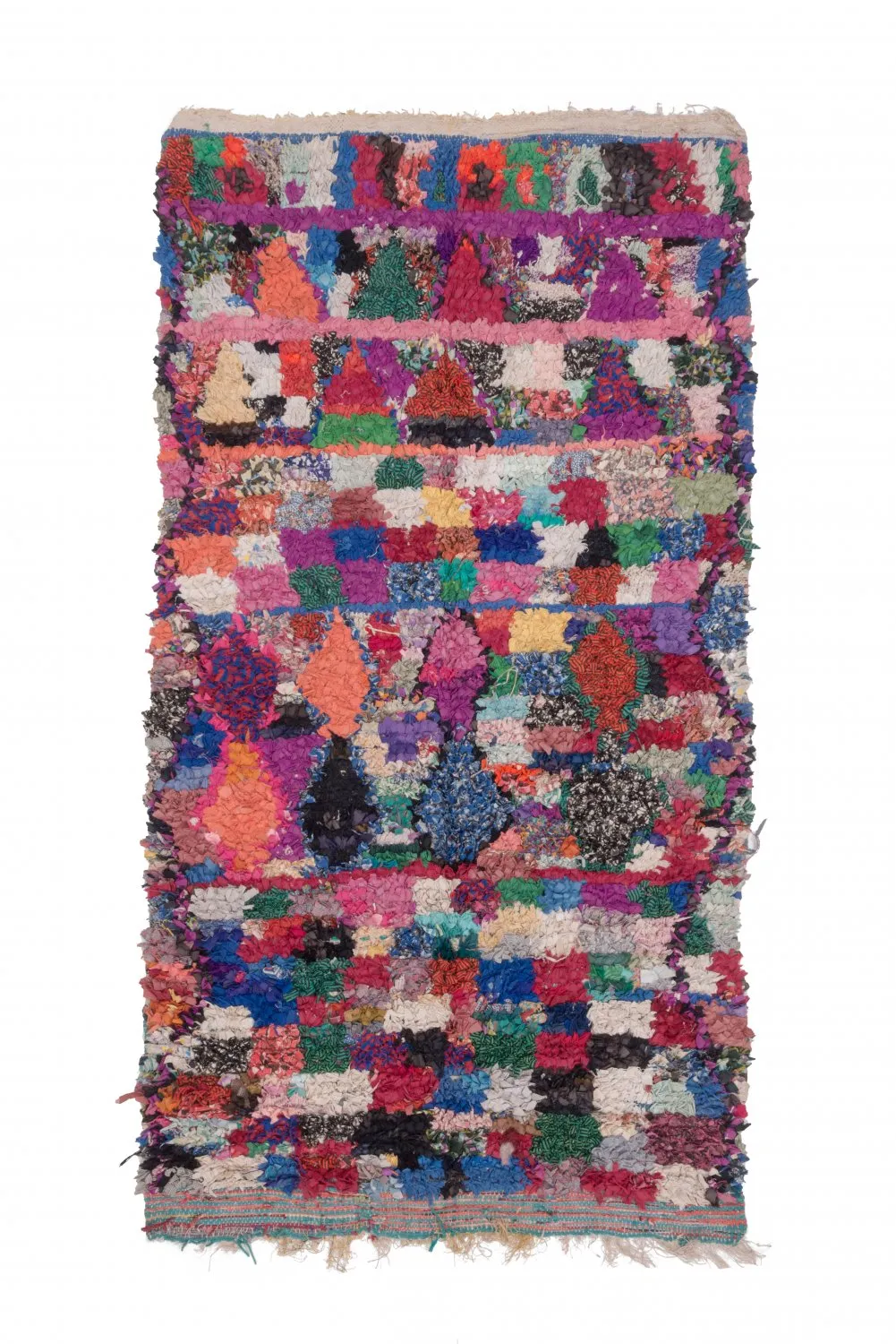 Marokkói Boucherouite szőnyeg 250 x 130 cm