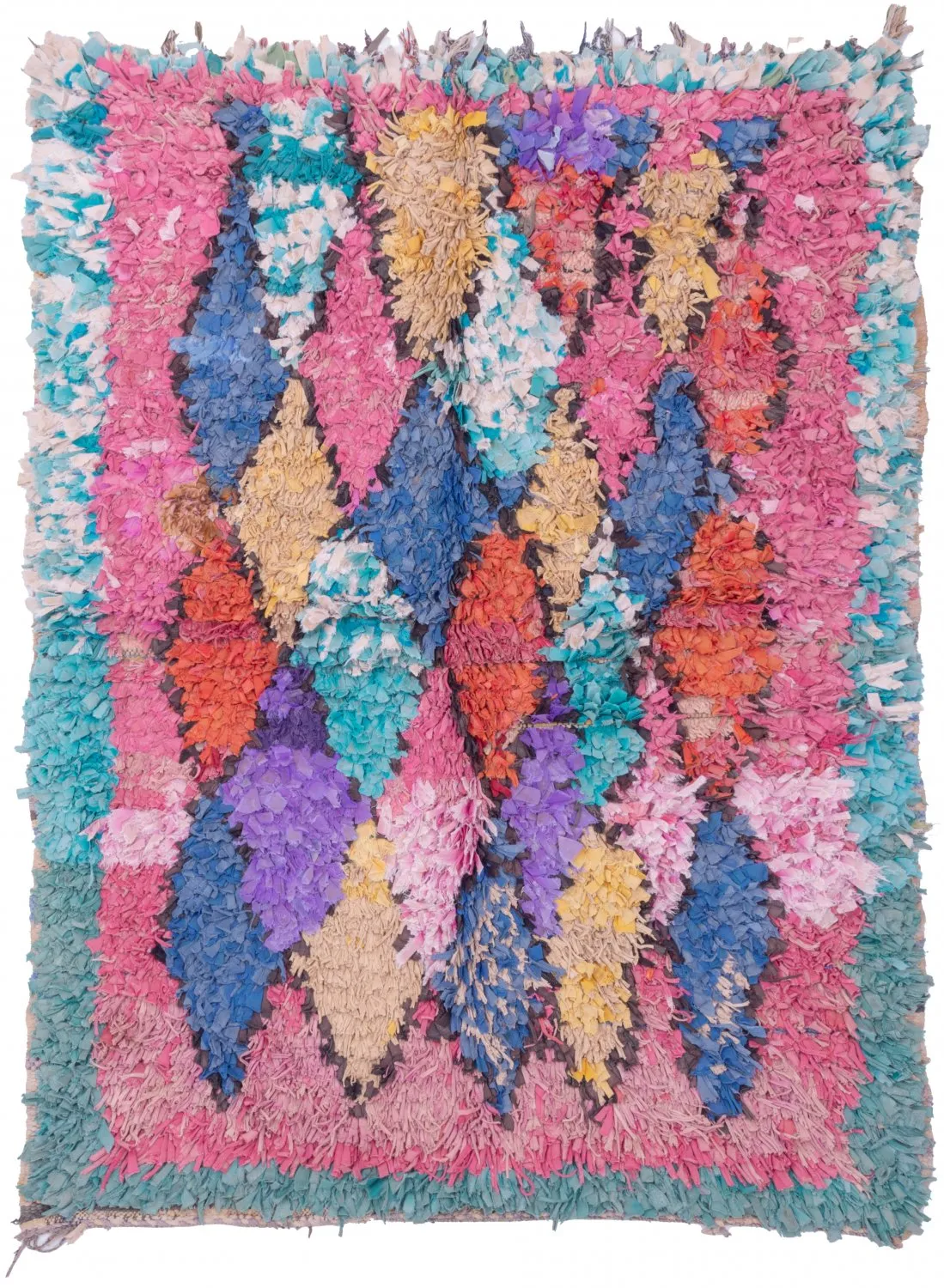 Marokkói Boucherouite szőnyeg 175 x 135 cm