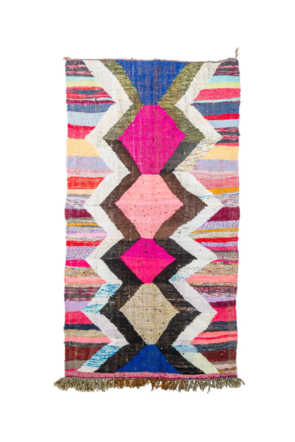 Marokkói Boucherouite szőnyeg 140 x 245 cm