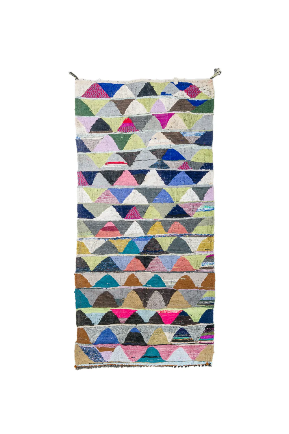 Marokkói Boucherouite szőnyeg 145 x 305 cm