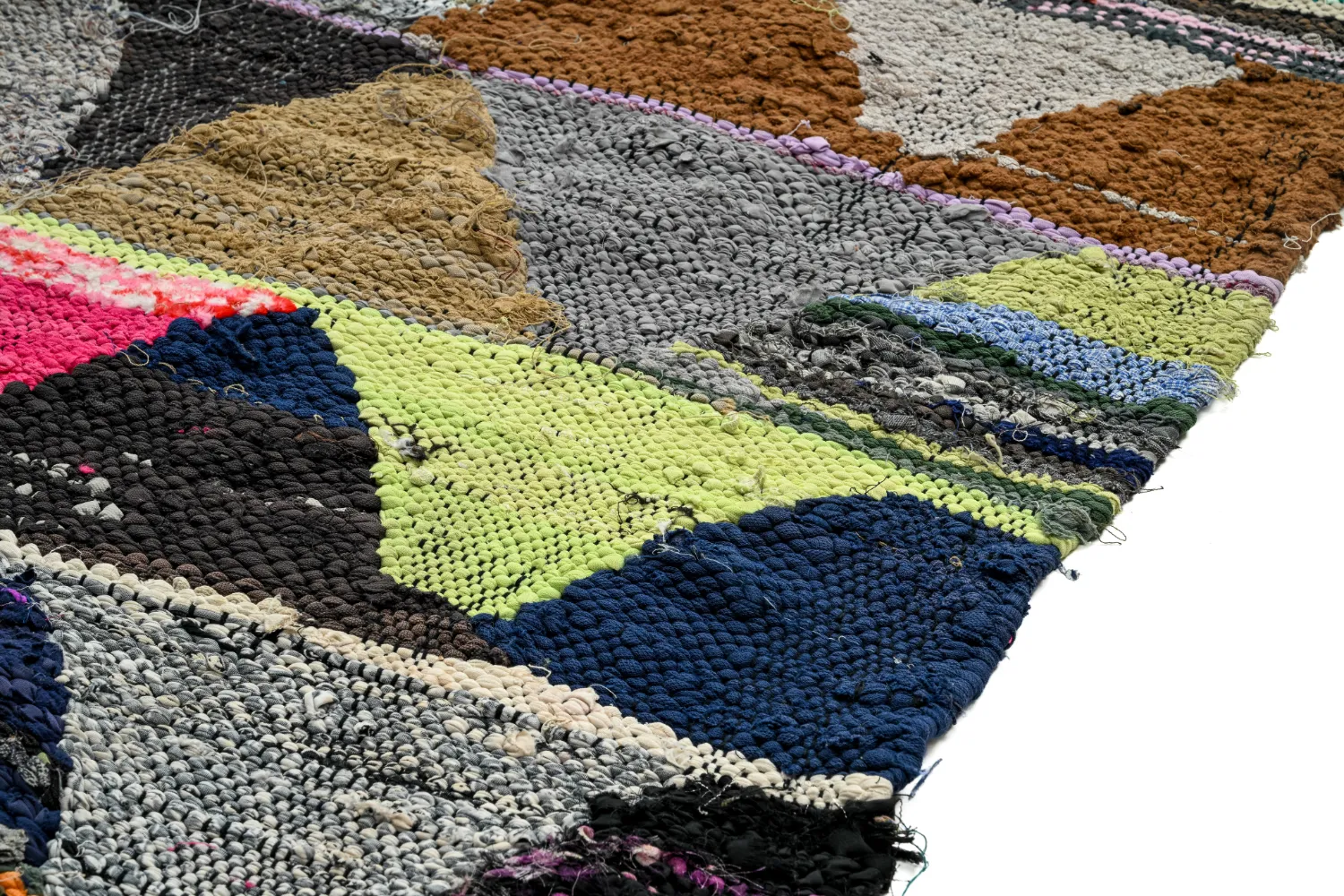Marokkói Boucherouite szőnyeg 145 x 305 cm