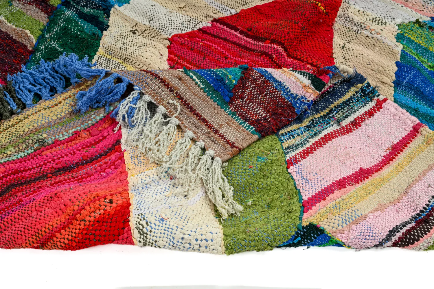 Marokkói Boucherouite szőnyeg 130 x 205 cm