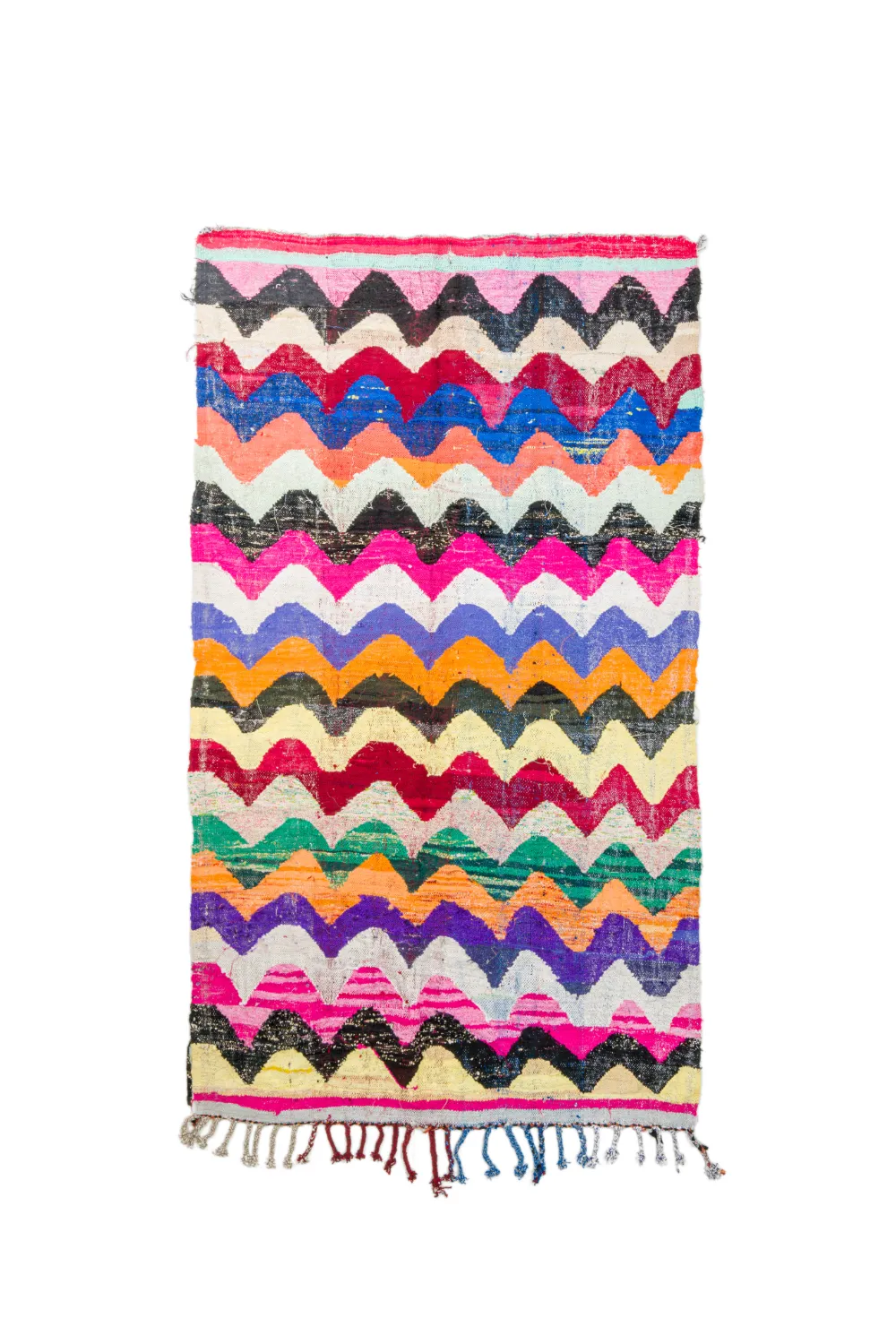 Marokkói Boucherouite szőnyeg 150 x 260 cm