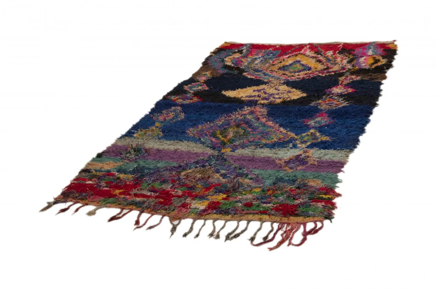 Marokkói Boucherouite szőnyeg 270 x 140 cm