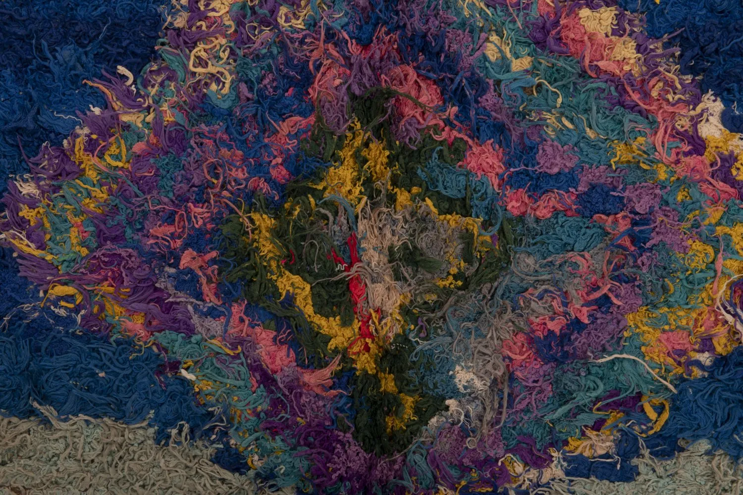 Marokkói Boucherouite szőnyeg 270 x 140 cm