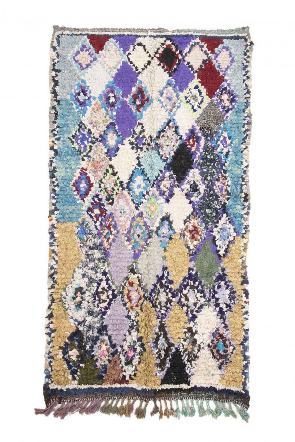 Marokkói Boucherouite szőnyeg 260 x 140 cm