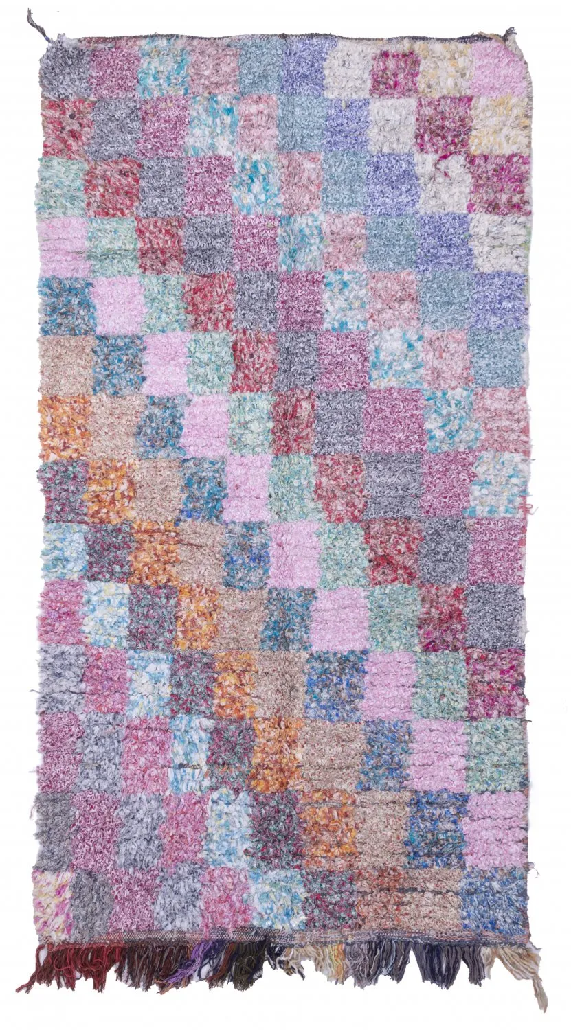 Marokkói Boucherouite szőnyeg 210 x 105 cm