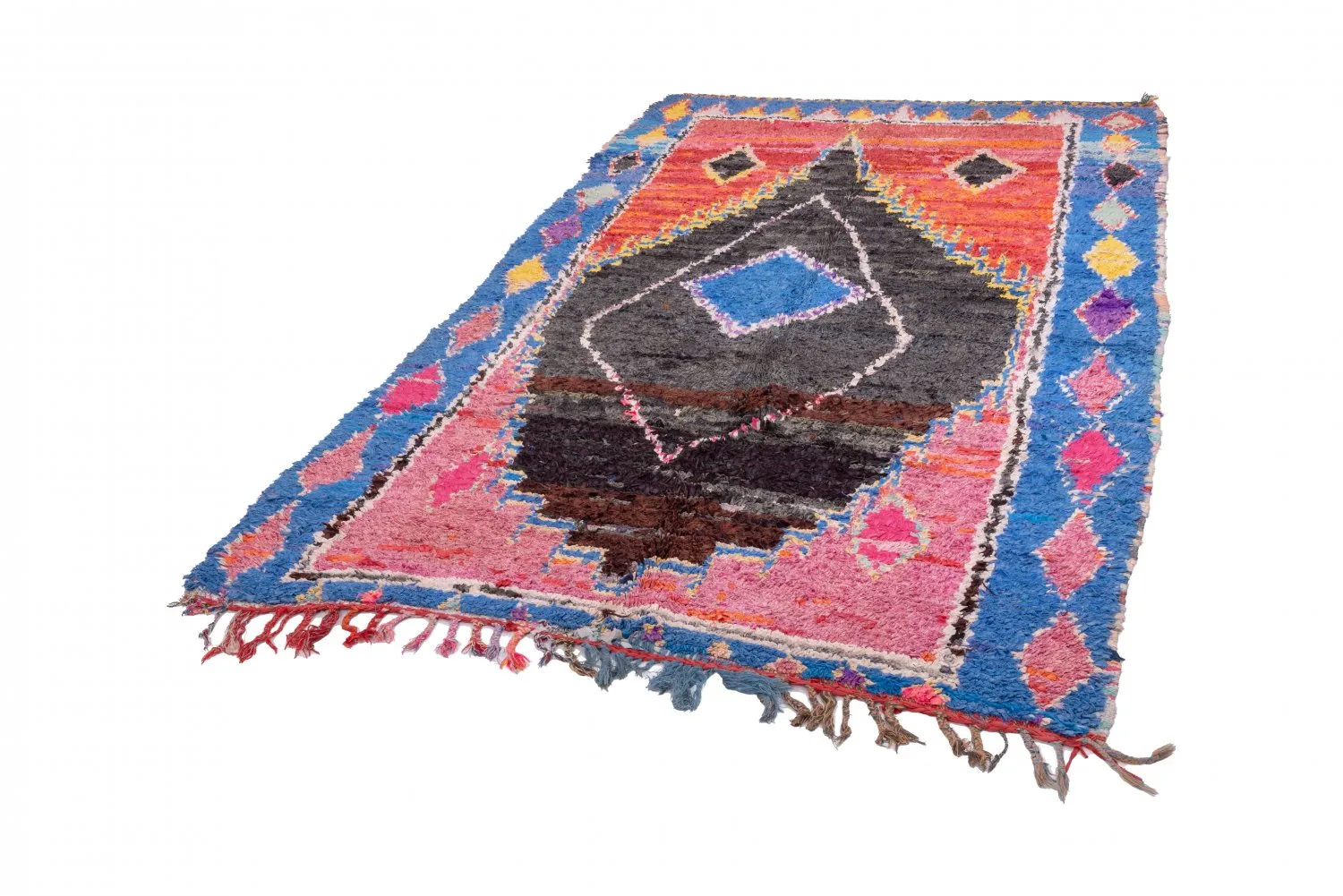 Marokkói Boucherouite szőnyeg 275 x 155 cm