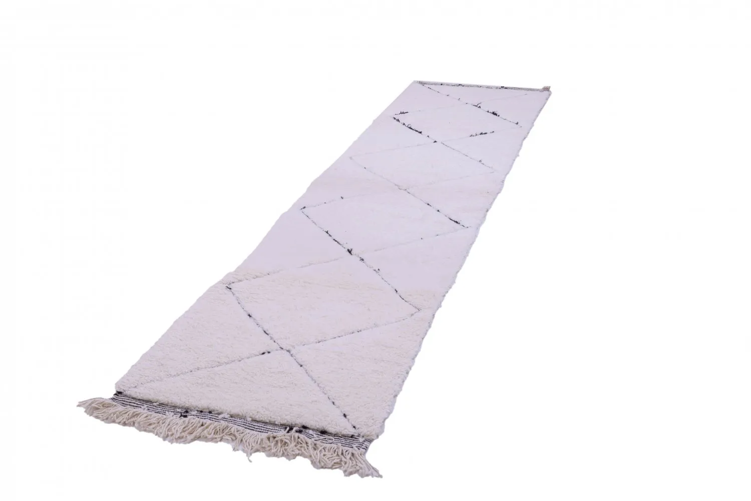 Marokkói Beni Ourain Kelim szőnyeg 310 x 80 cm