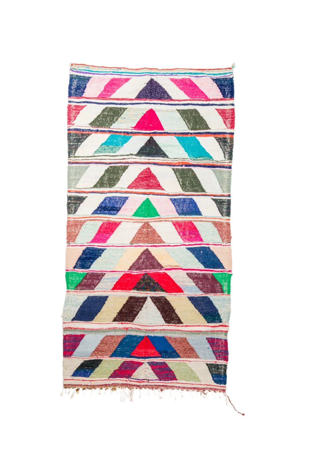 Marokkói Boucherouite szőnyeg 145 x 280 cm