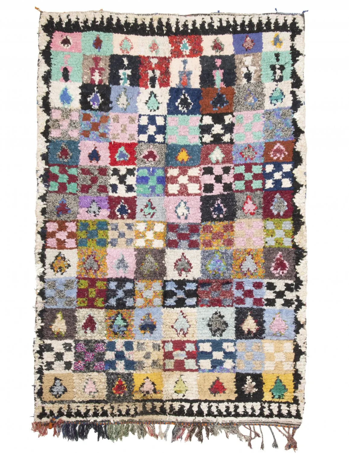 Marokkói Boucherouite szőnyeg 250 x 165 cm