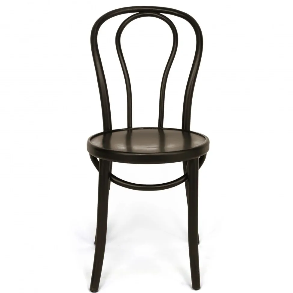 Szék - Bistro (fa/fekete) - 2 db