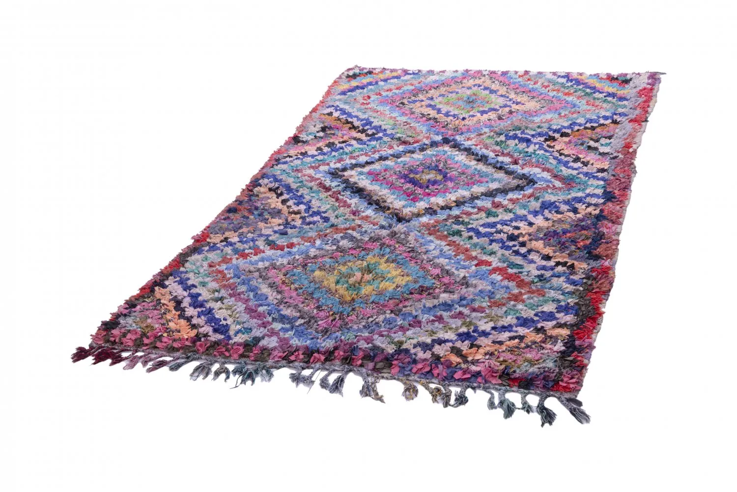 Marokkói Boucherouite szőnyeg 230 x 135 cm
