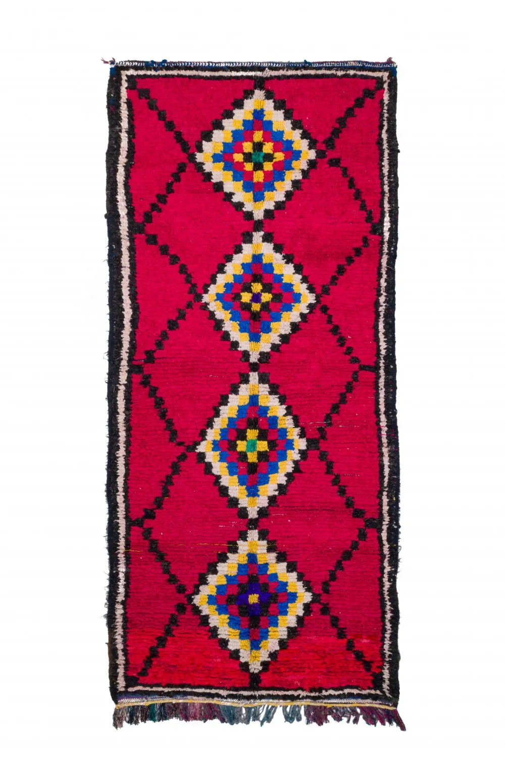 Marokkói Boucherouite szőnyeg 310 x 145 cm