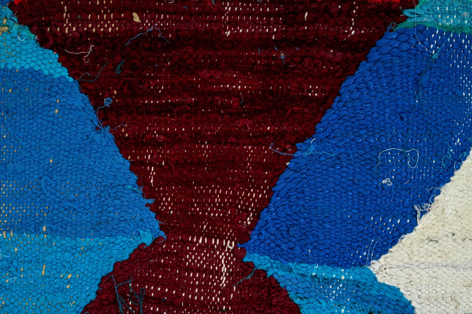 Marokkói Boucherouite szőnyeg 130 x 220 cm