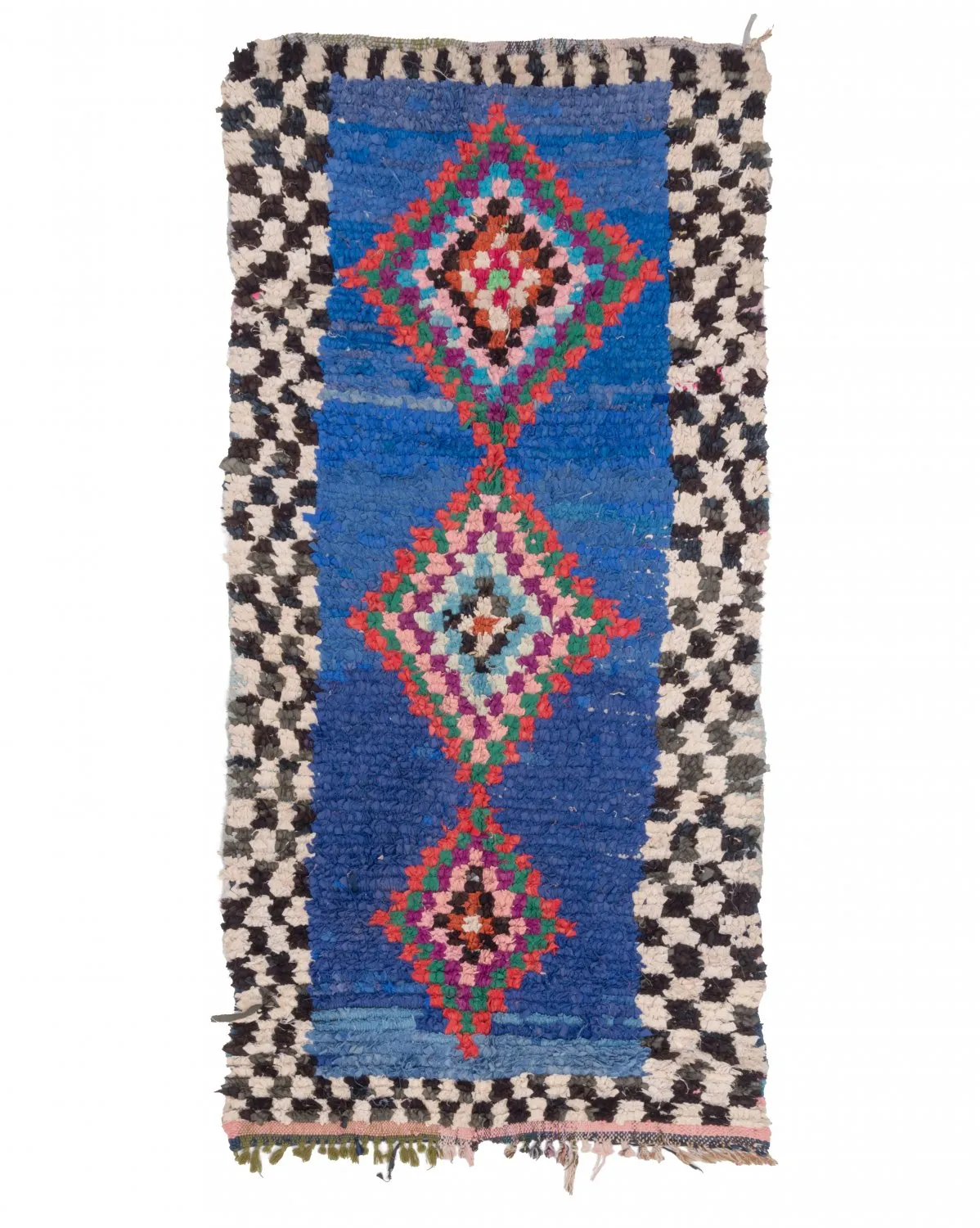 Marokkói Boucherouite szőnyeg 285 x 90 cm