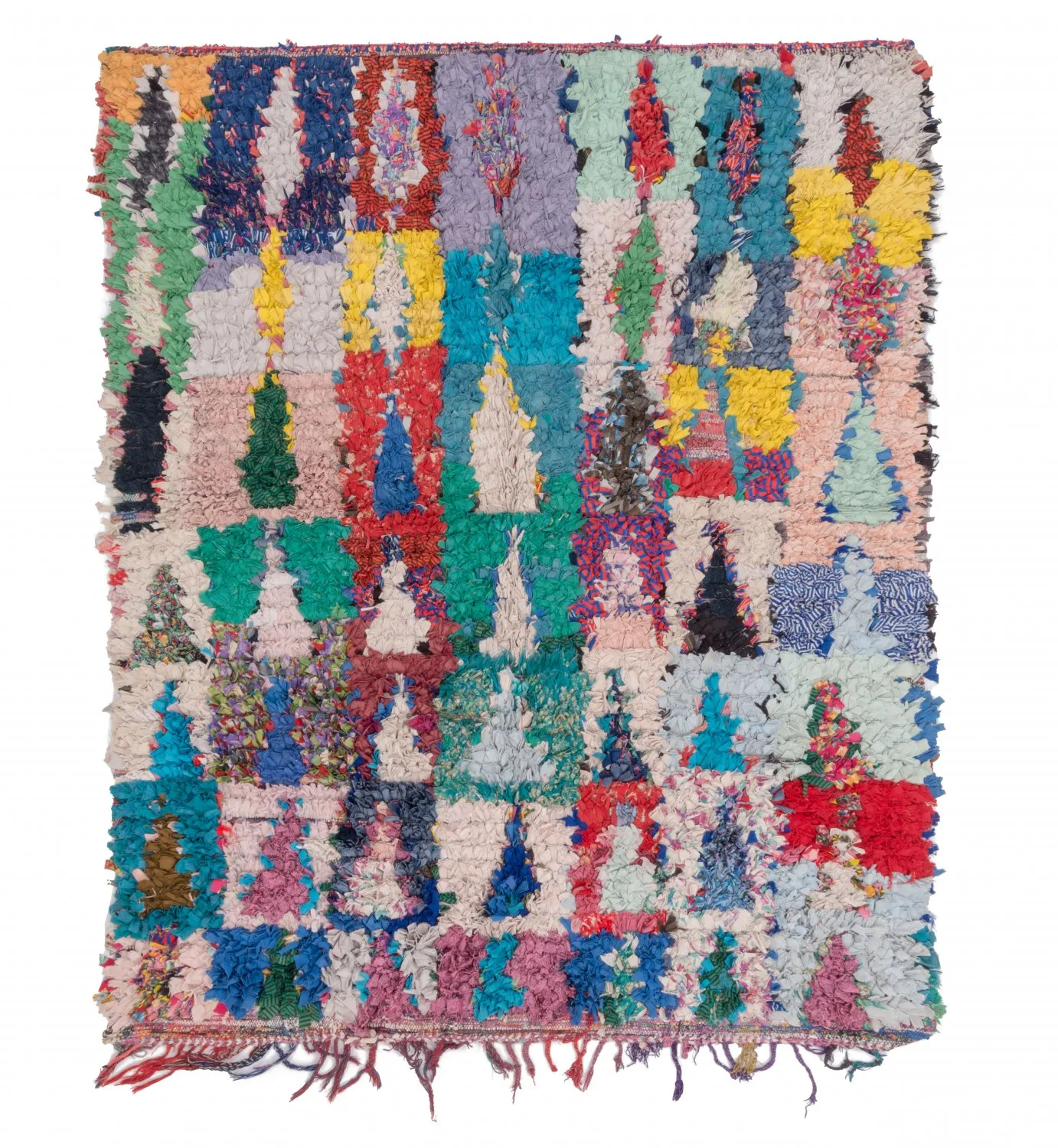 Marokkói Boucherouite szőnyeg 200 x 160 cm