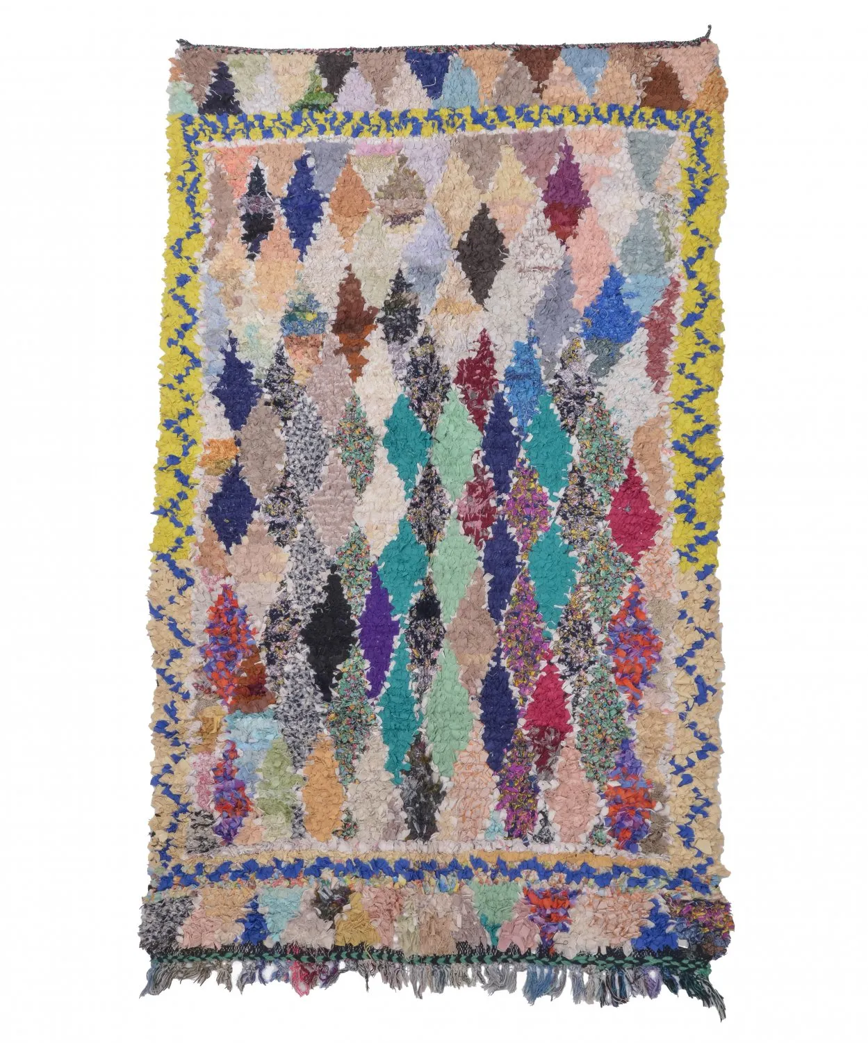 Marokkói Boucherouite szőnyeg 225 x 135 cm