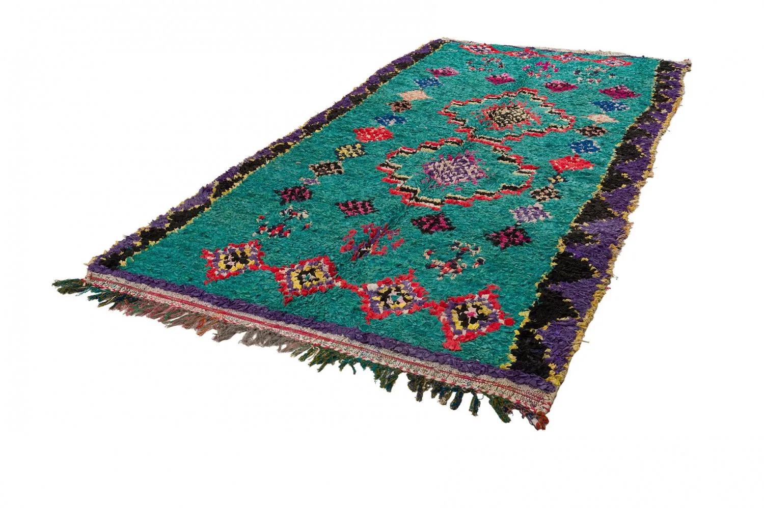 Marokkói Boucherouite szőnyeg 155 x 335 cm