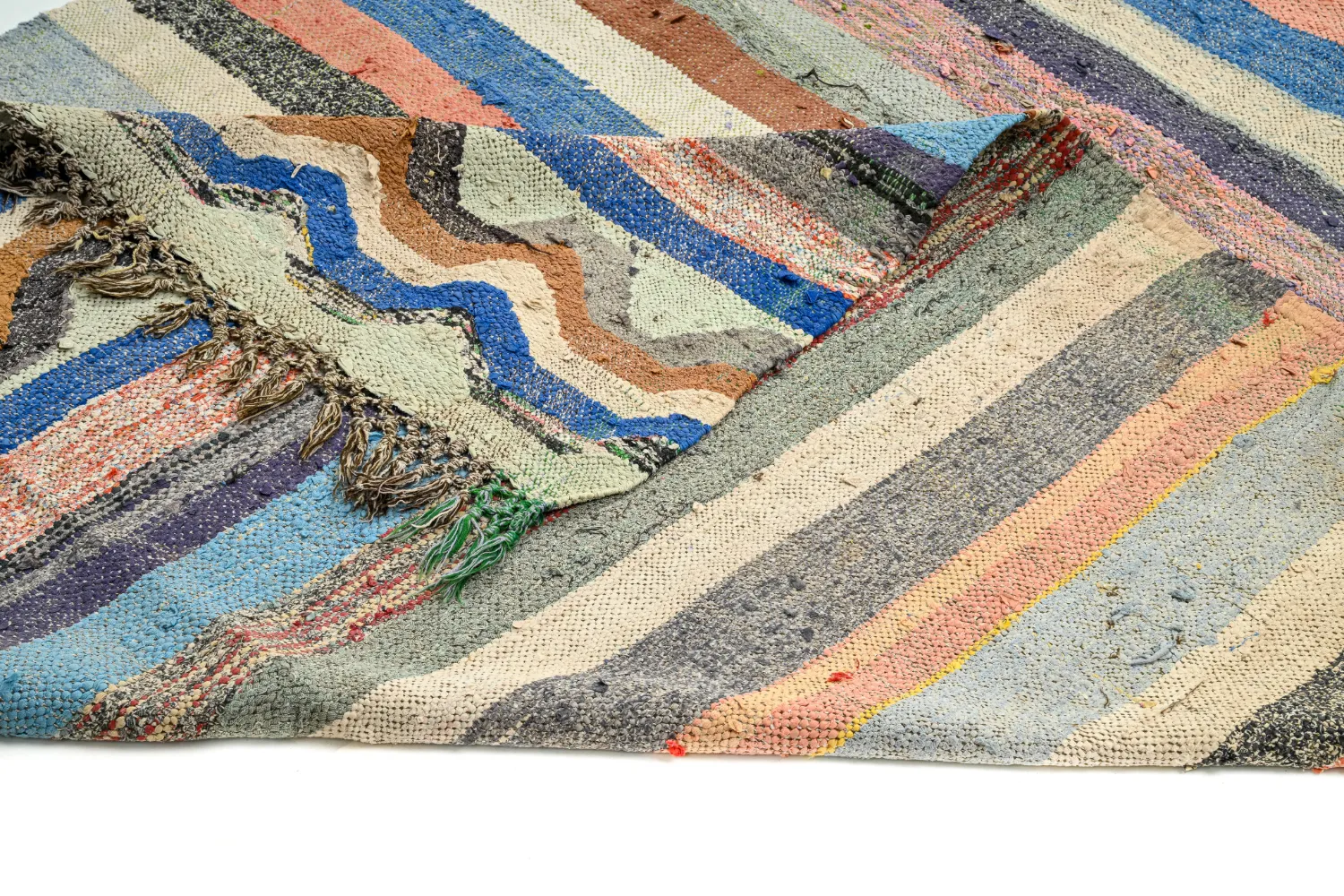 Marokkói Boucherouite szőnyeg 150 x 275 cm