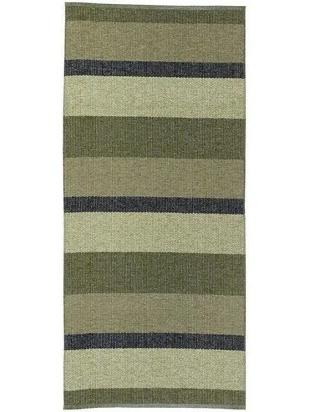 Plasztik szőnyegek - Horredsmattan Block metallic (olíva zöld)