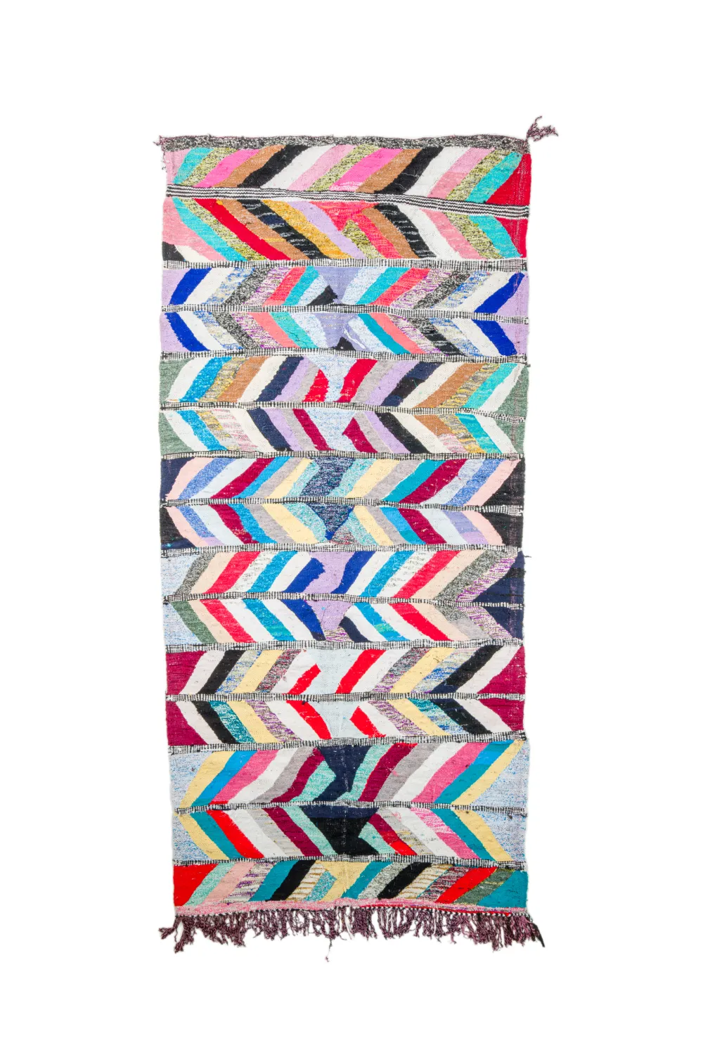 Marokkói Boucherouite szőnyeg 150 x 320 cm