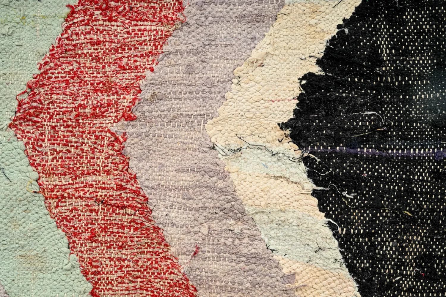 Marokkói Boucherouite szőnyeg 130 x 260 cm