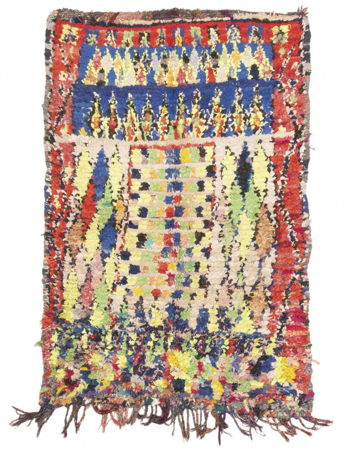 Marokkói Boucherouite szőnyeg 180 x 115 cm