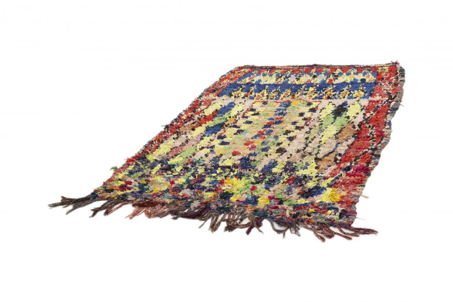 Marokkói Boucherouite szőnyeg 180 x 115 cm