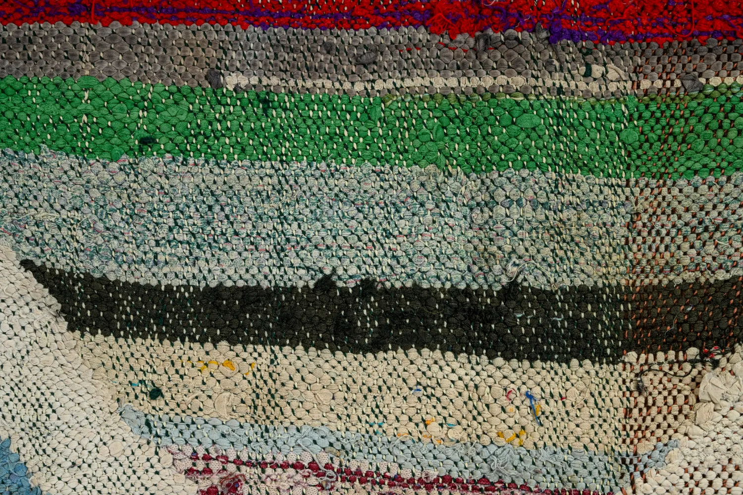 Marokkói Boucherouite szőnyeg 145 x 295 cm