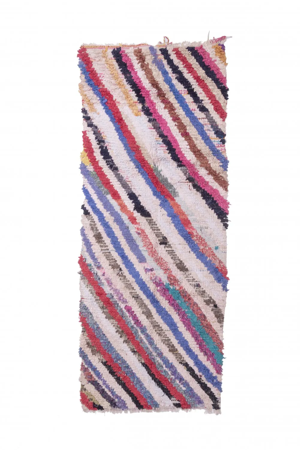 Marokkói Boucherouite szőnyeg 250 x 100 cm