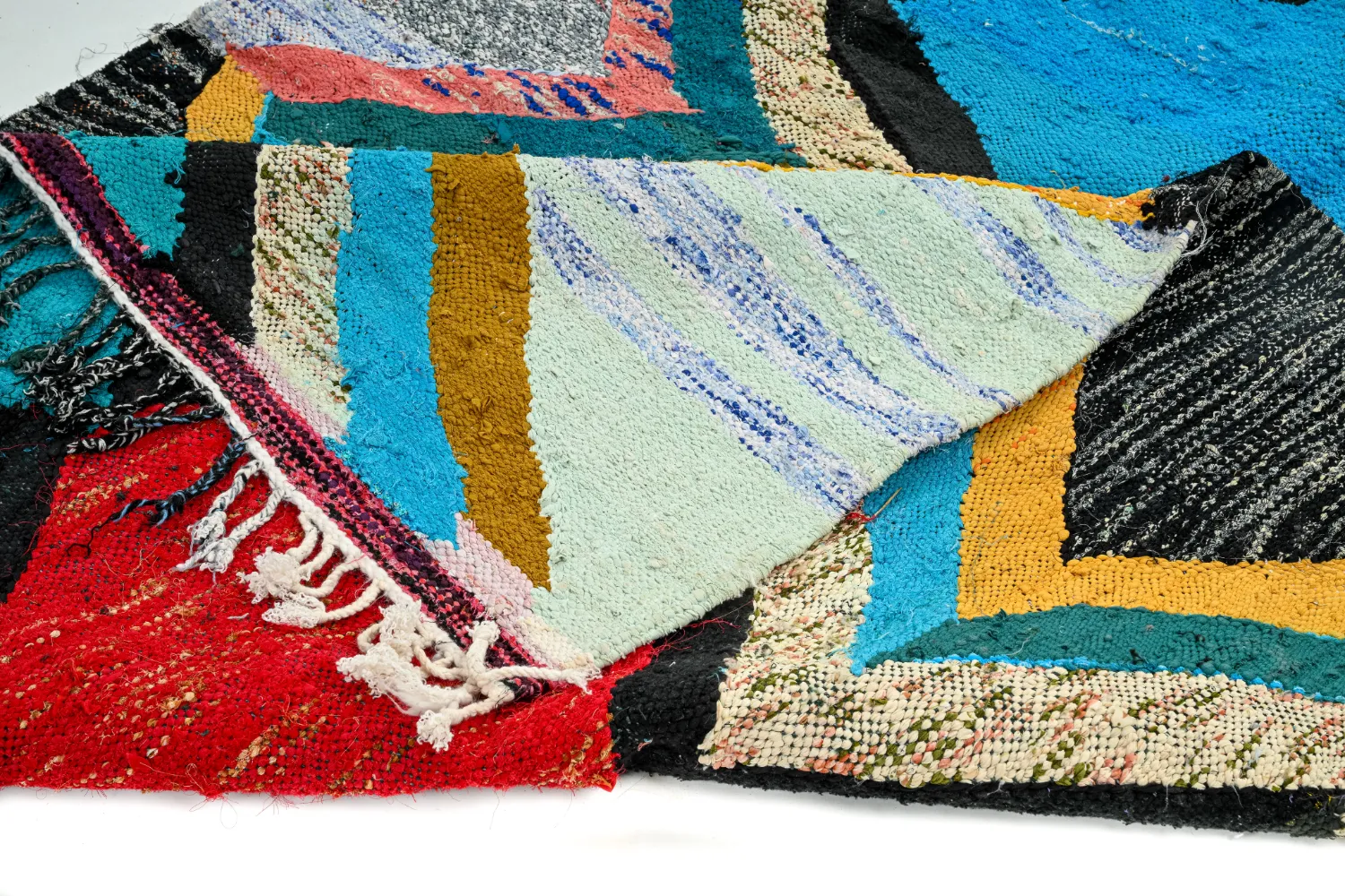 Marokkói Boucherouite szőnyeg 140 x 235 cm