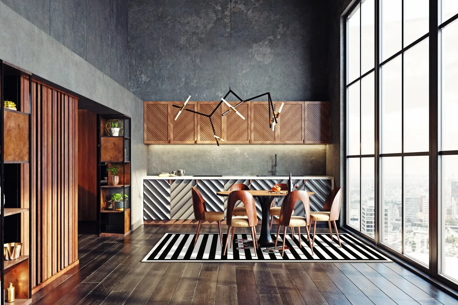 Wilton szőnyeg - Develi (fekete/fehér)